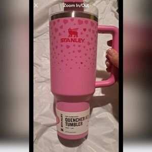 Stanley Pink Heart Tumbler